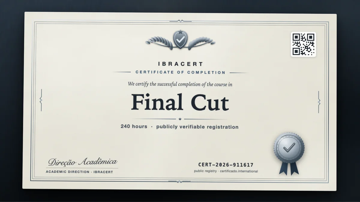 Cover of the Final Cut course