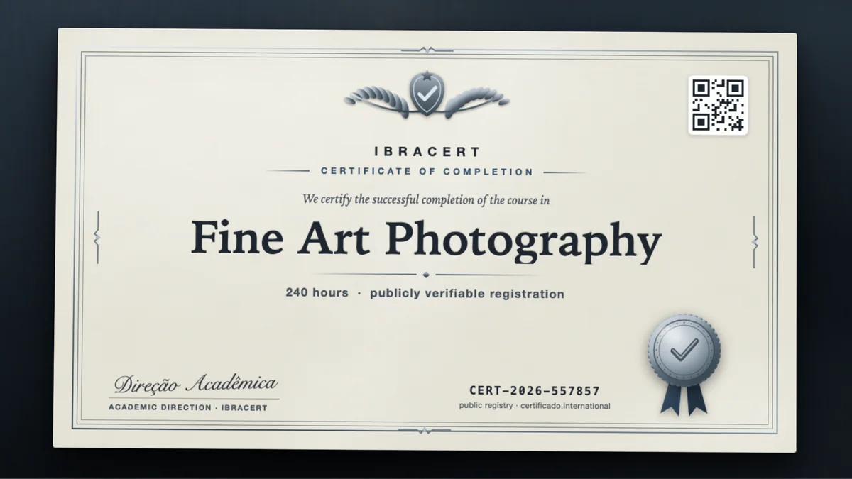 Cover of the Fine Art Photography course