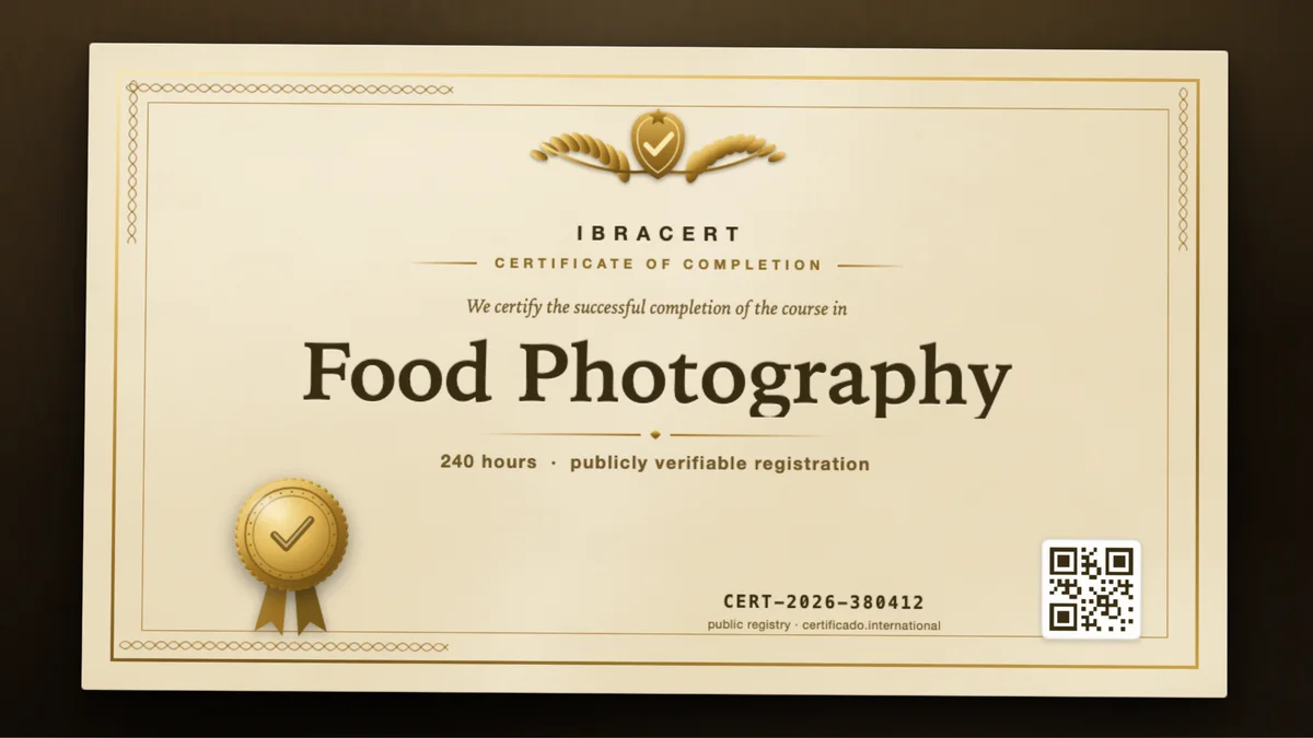Cover of the Food Photography course
