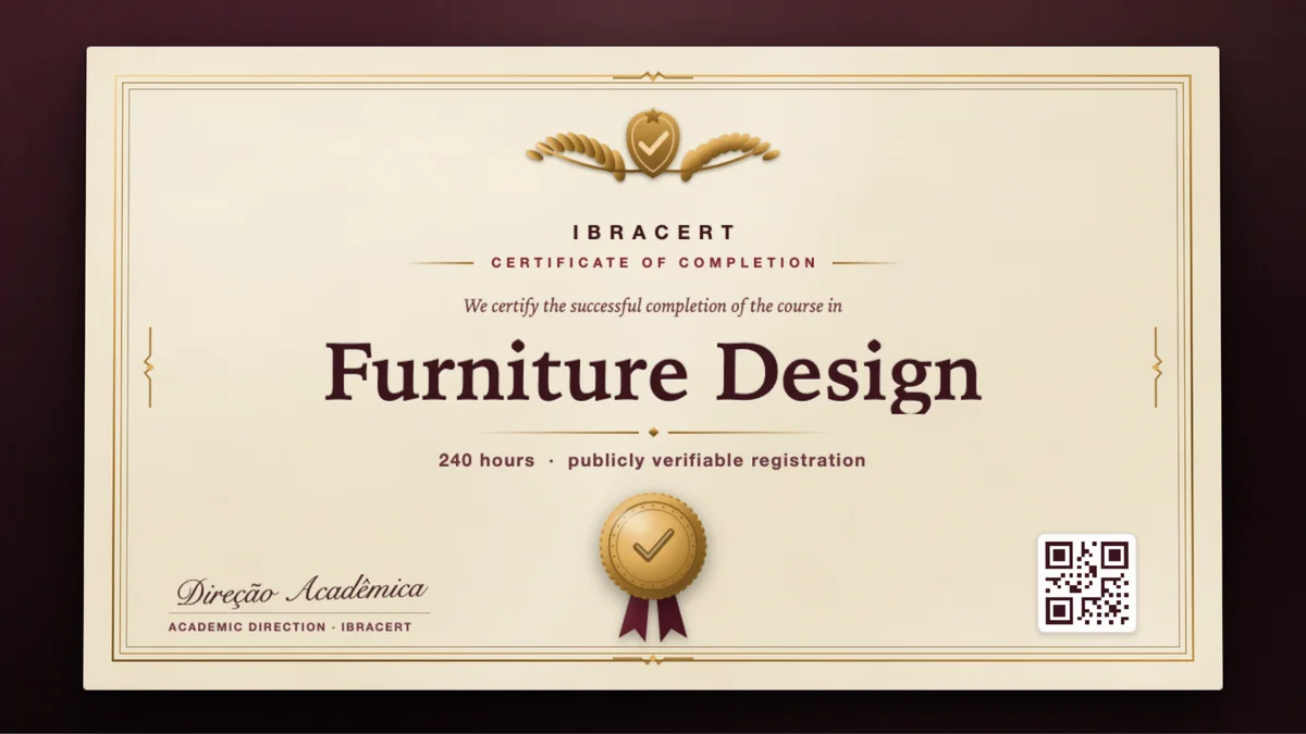 Cover of the Furniture Design course