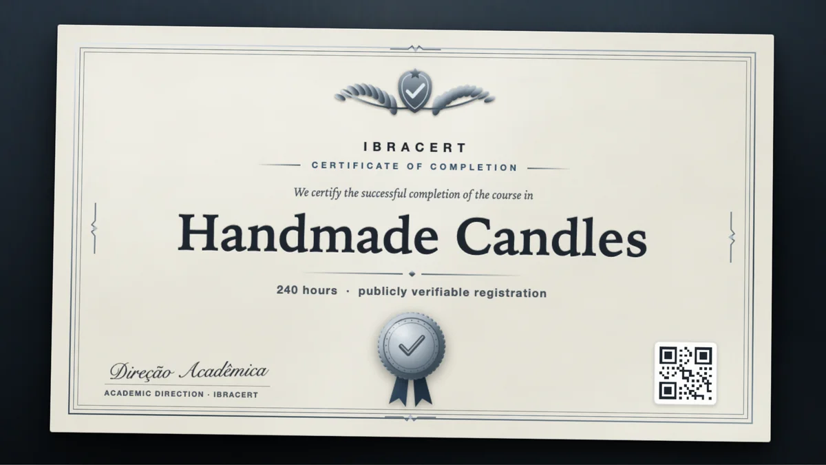 Cover of the Handmade Candles course