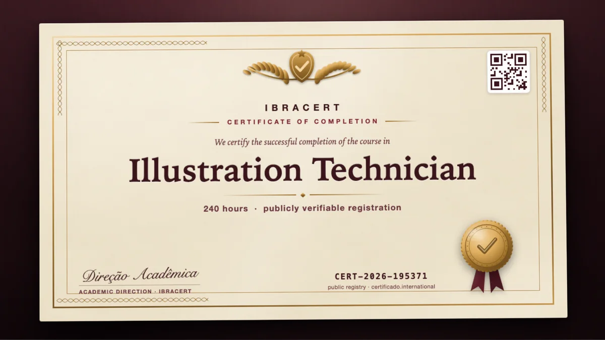 Cover of the Illustration Technician course