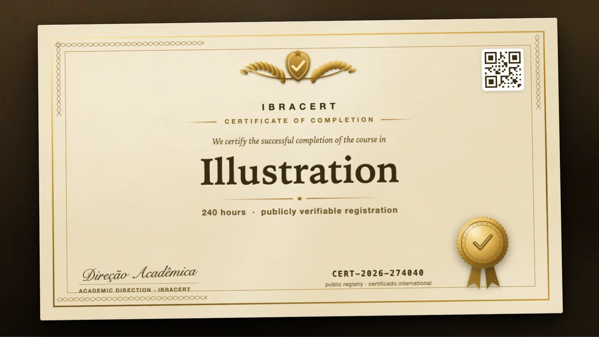 Cover of the Illustration course