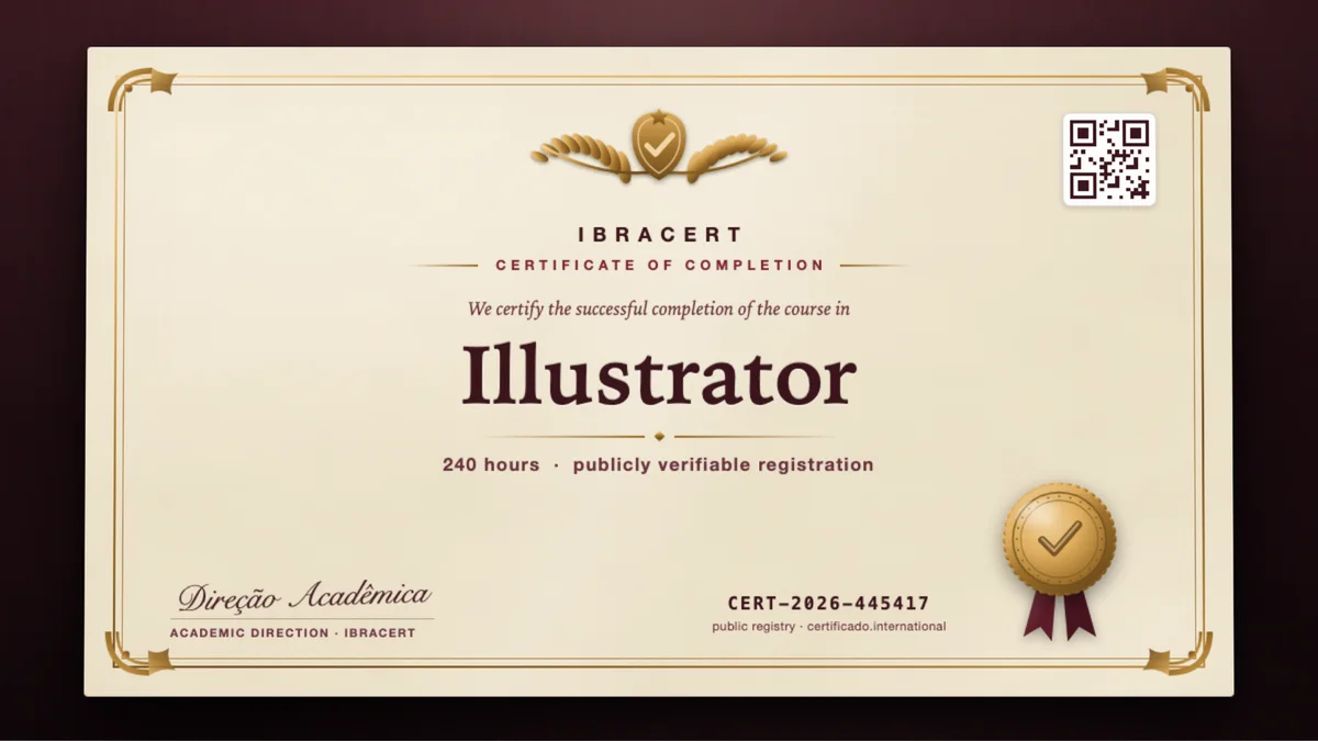 Cover of the Illustrator course