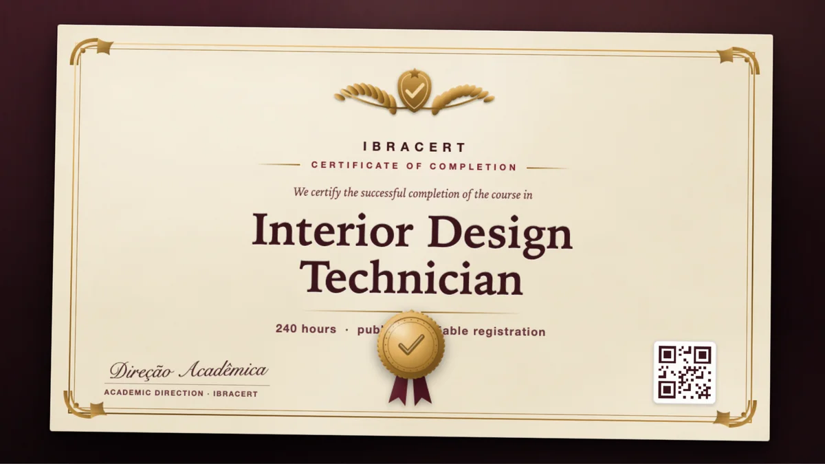 Cover of the Interior Design Technician course