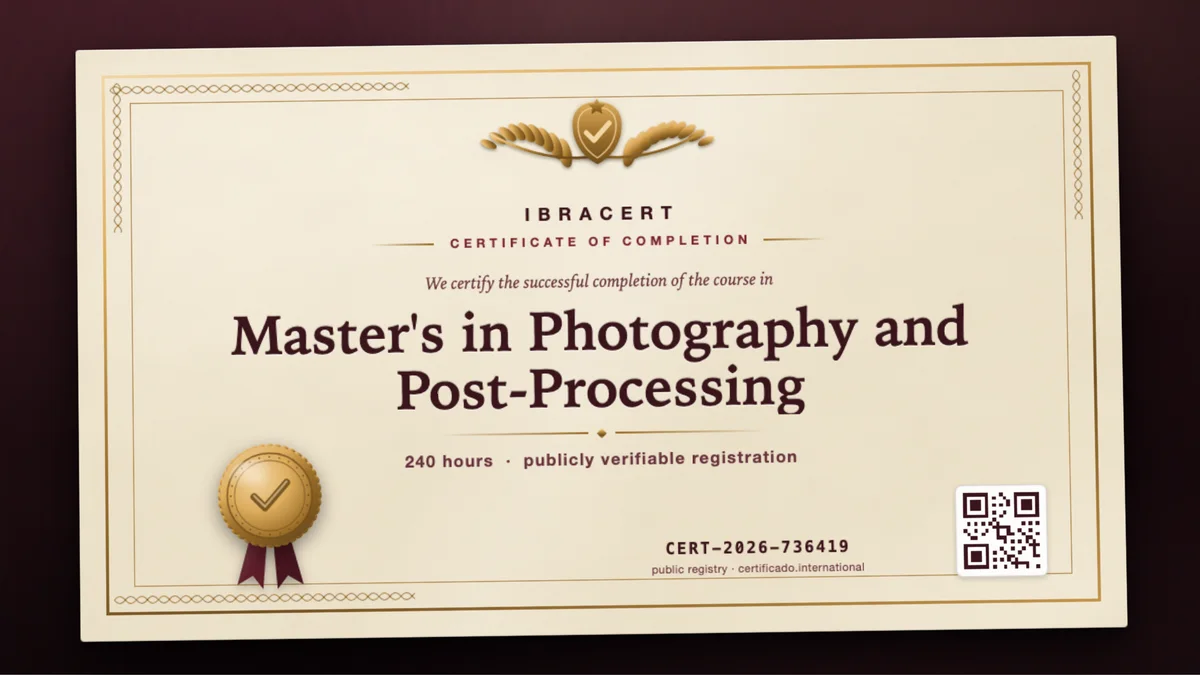 Cover of the Master's in Photography and Post-Processing course