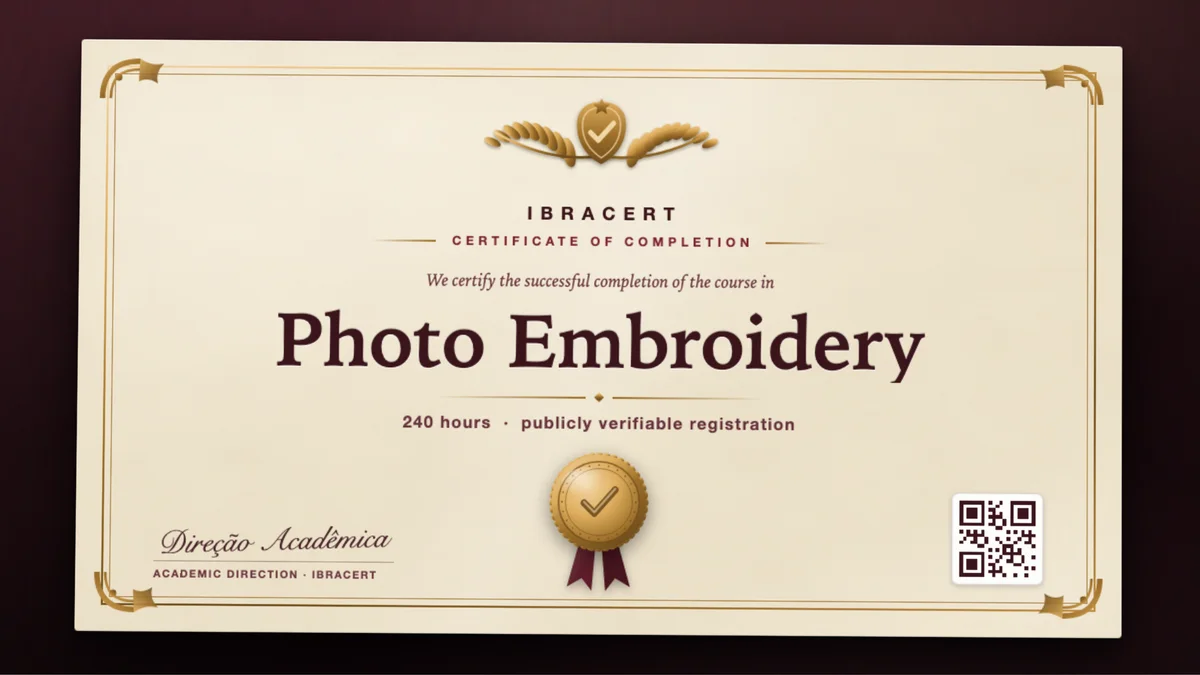 Cover of the Photo Embroidery course