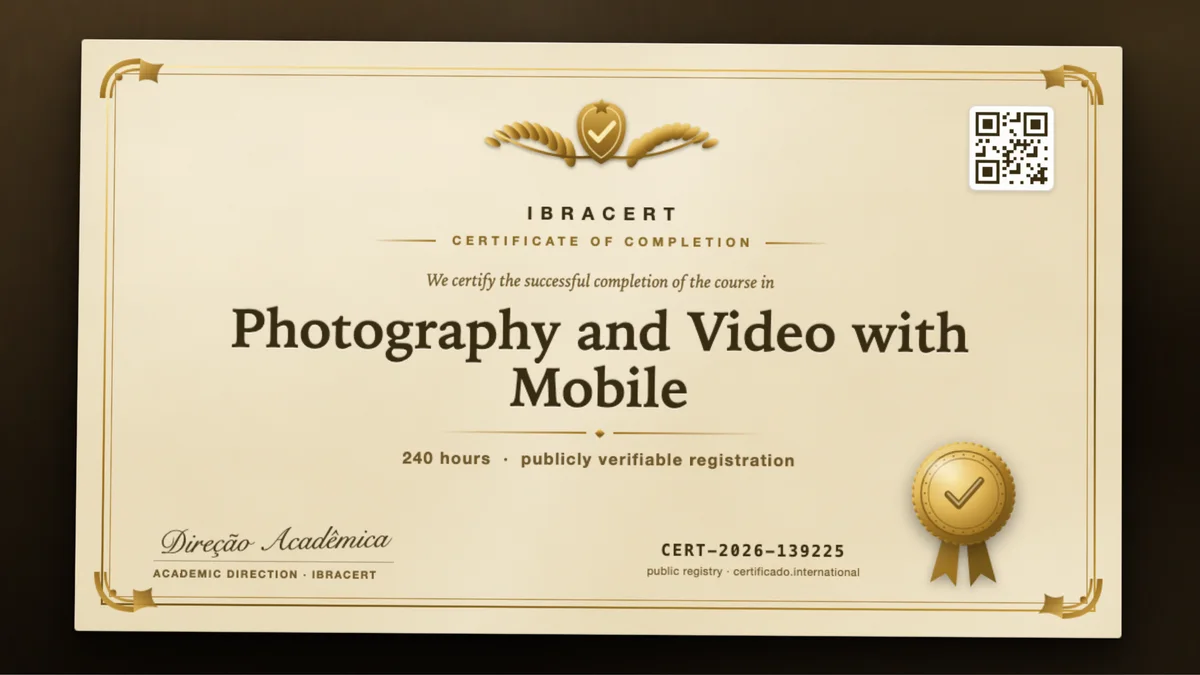 Cover of the Photography and Video with Mobile course
