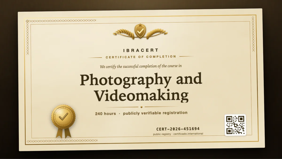 Cover of the Photography and Videomaking course
