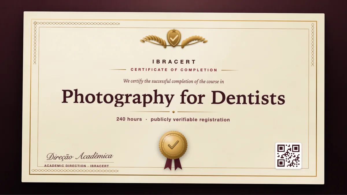 Cover of the Photography for Dentists course