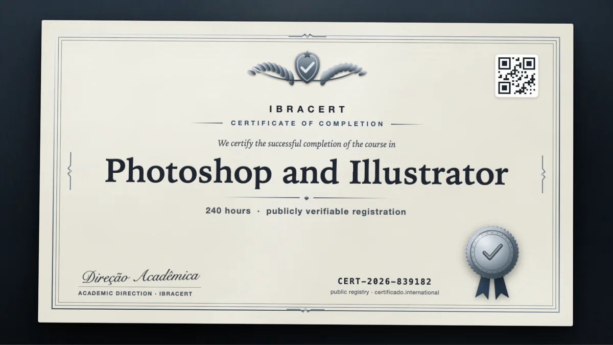 Cover of the Photoshop and Illustrator course
