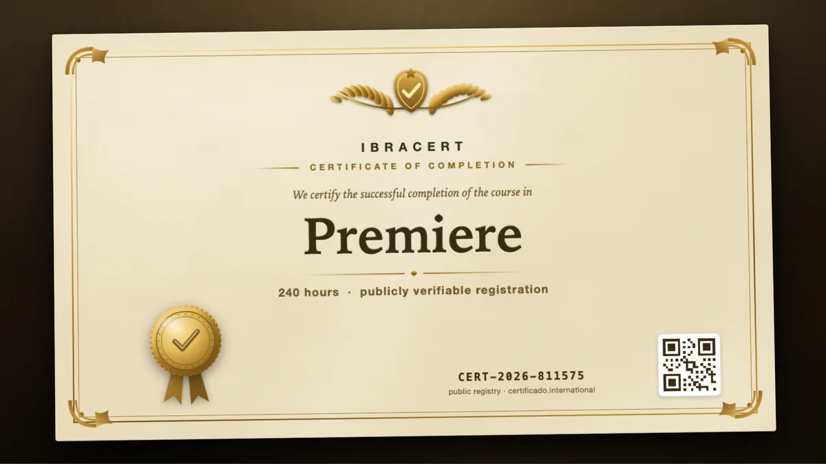 Cover of the Premiere course