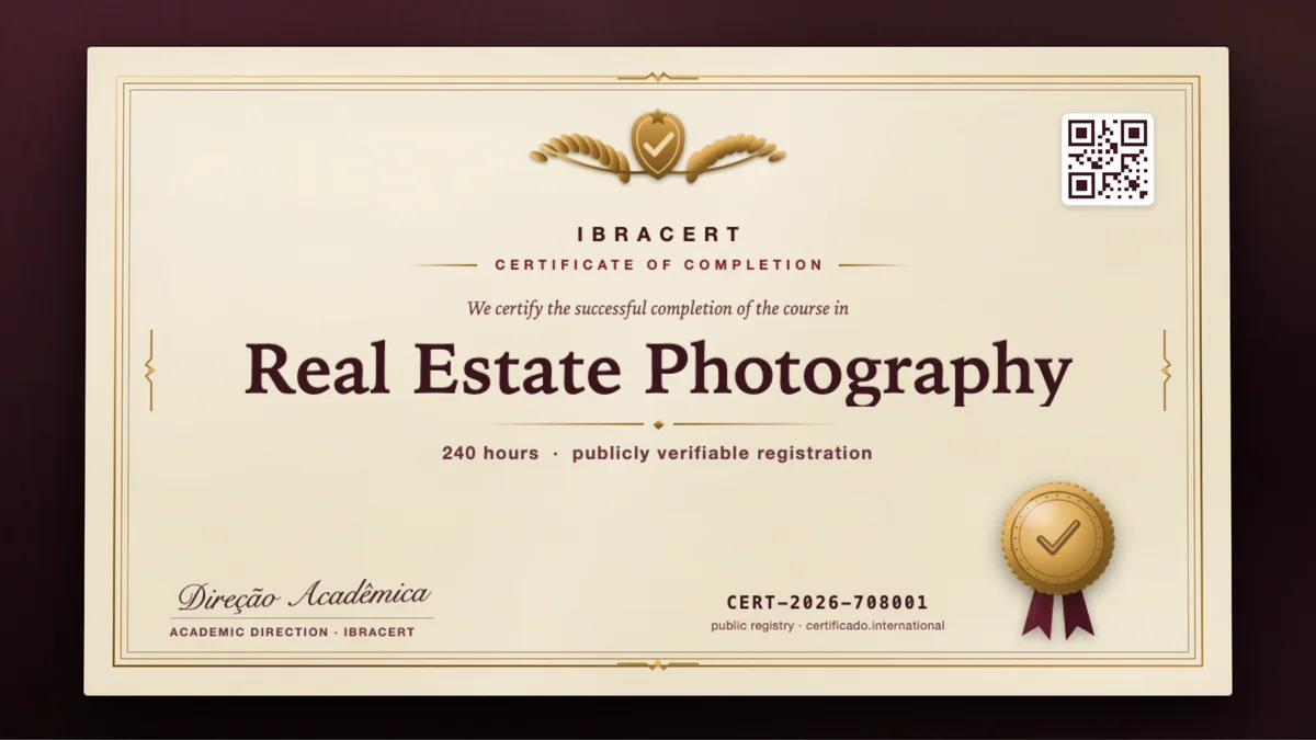 Cover of the Real Estate Photography course