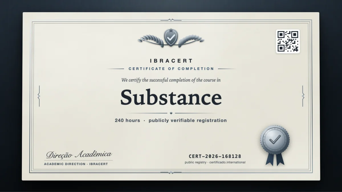 Cover of the Substance course