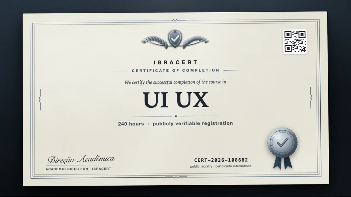 Cover of the UI UX course