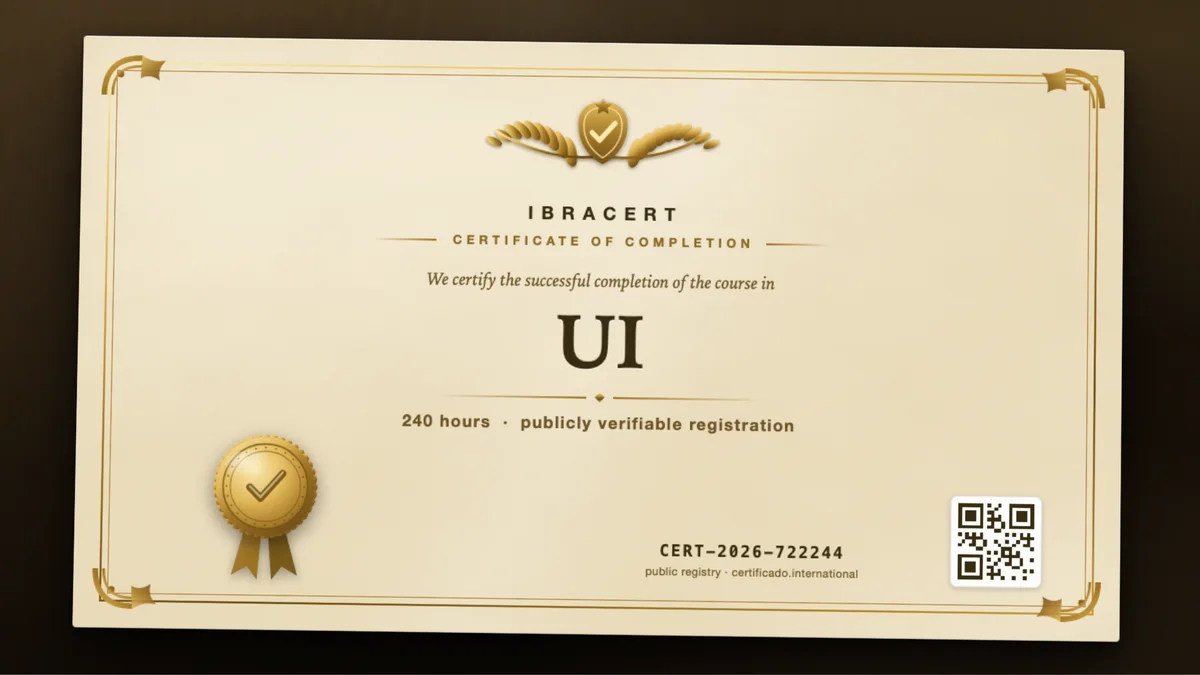 Cover of the UI course