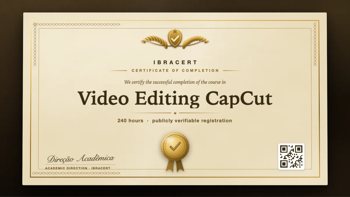 Cover of the Video Editing CapCut course