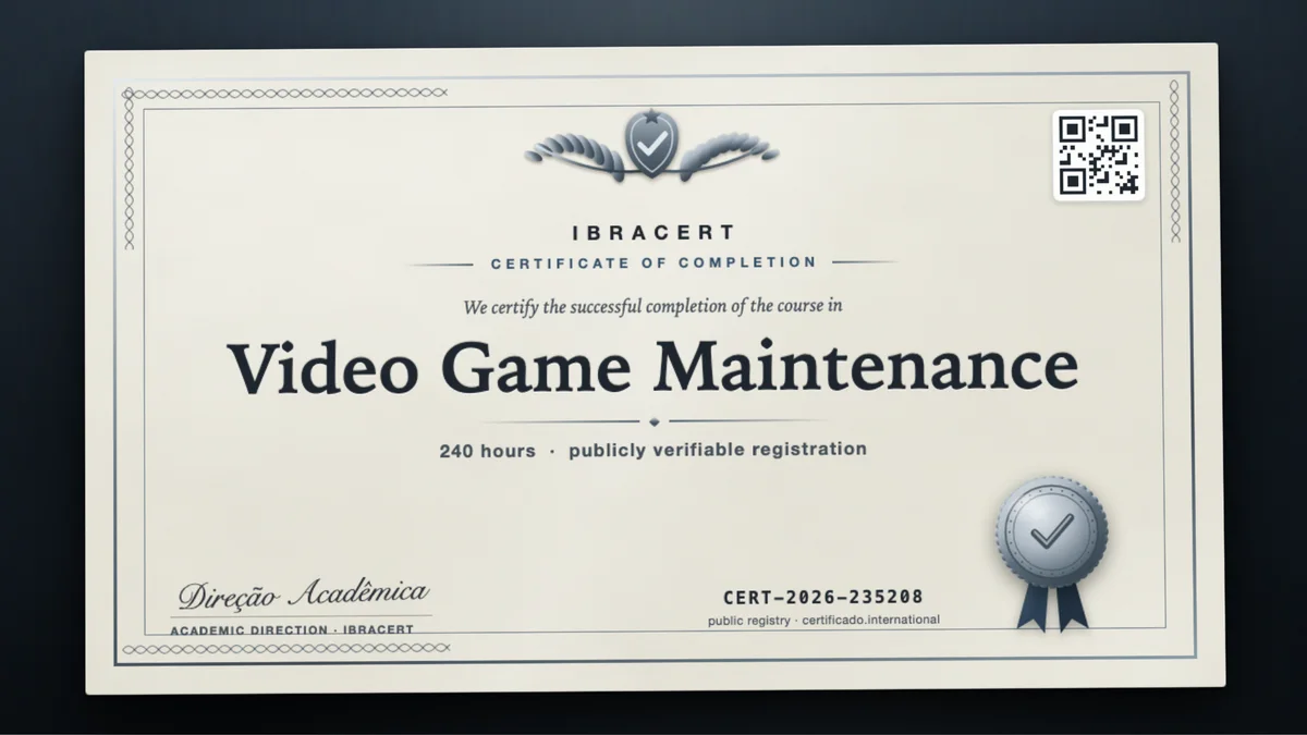 Cover of the Video Game Maintenance course
