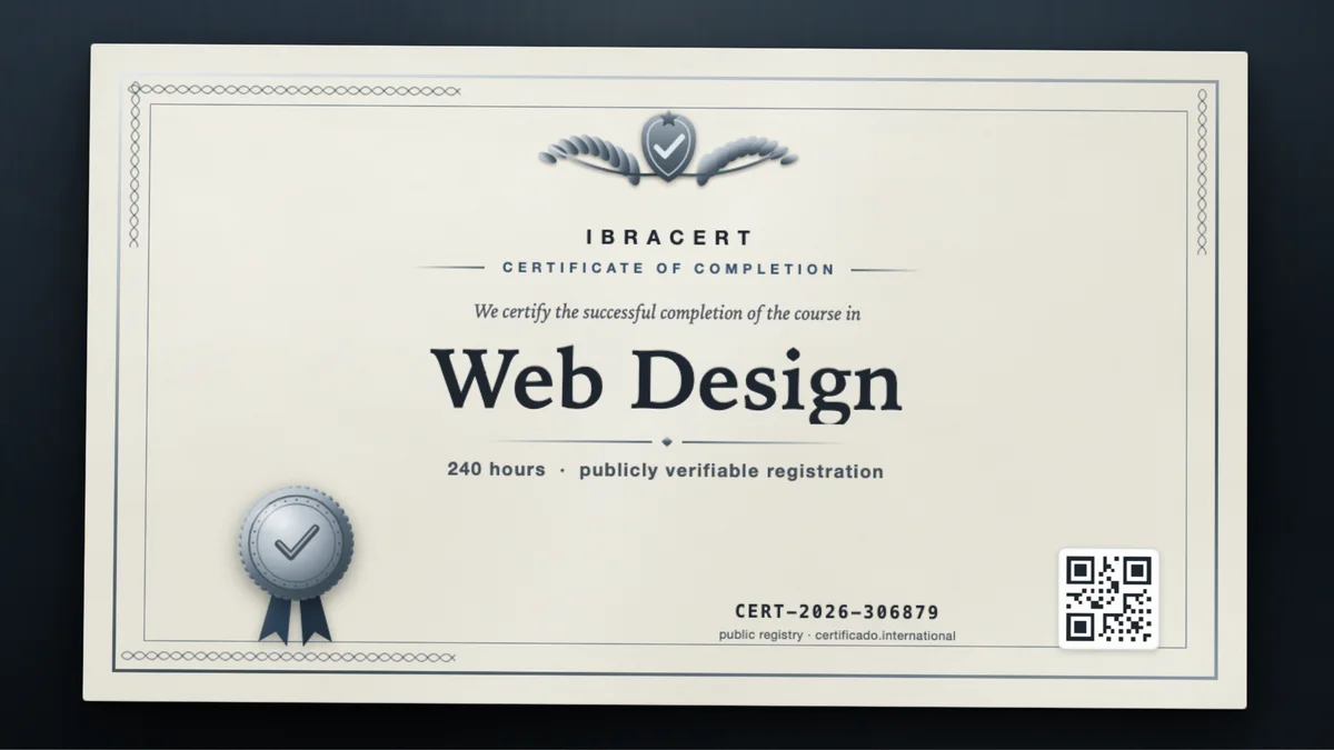 Cover of the Web Design course
