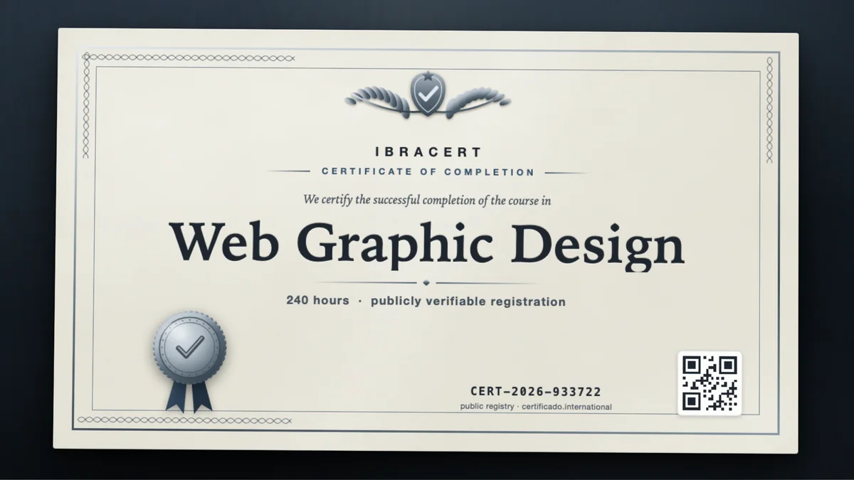 Cover of the Web Graphic Design course