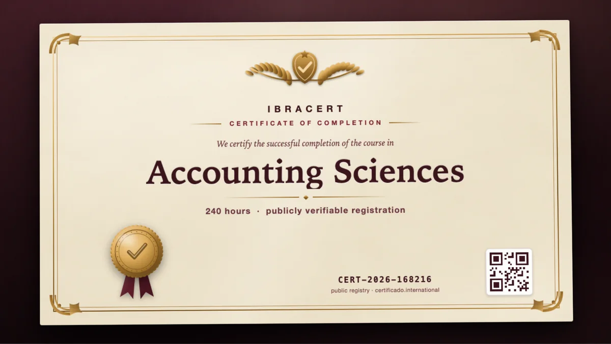 Cover of the Accounting Sciences course