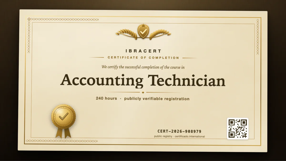 Cover of the Accounting Technician course
