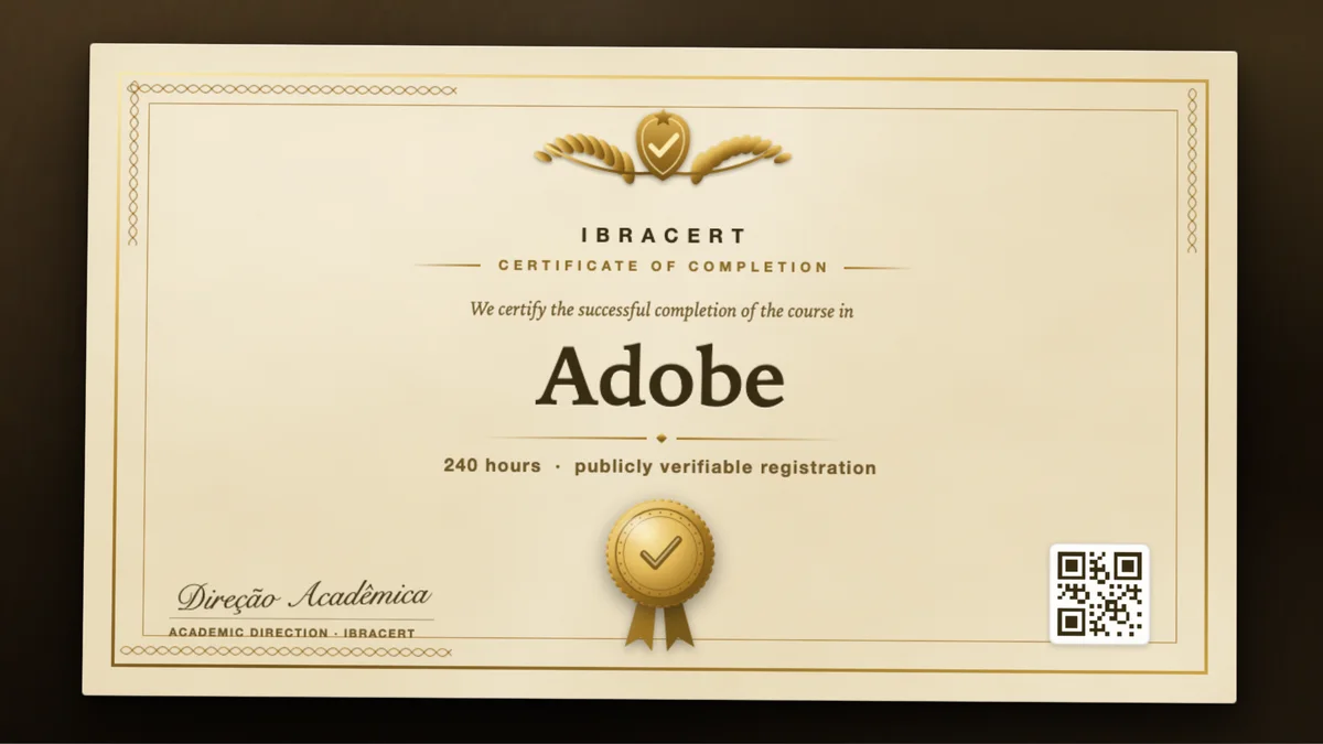 Cover of the Adobe course