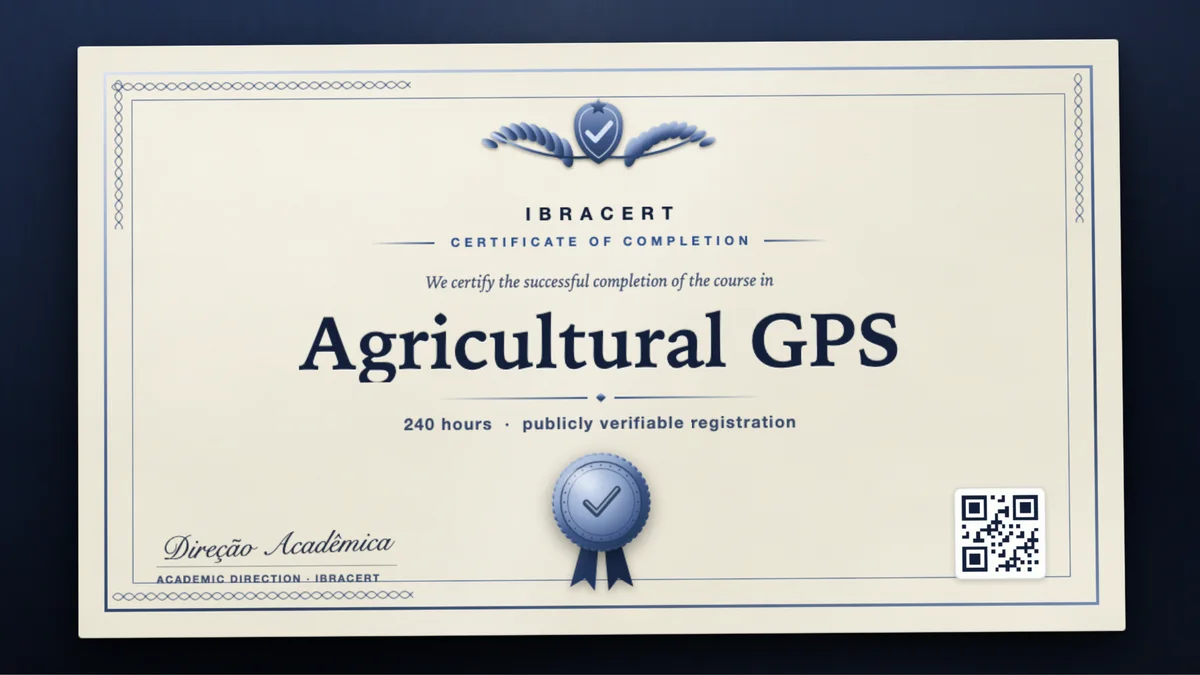 Cover of the Agricultural GPS course