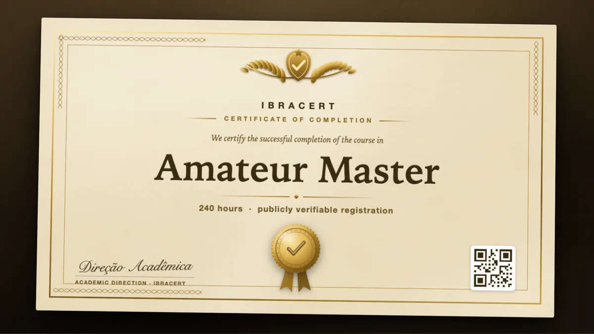 Cover of the Amateur Master course