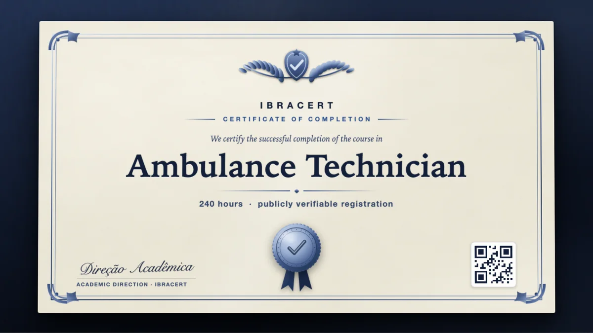 Cover of the Ambulance Technician course