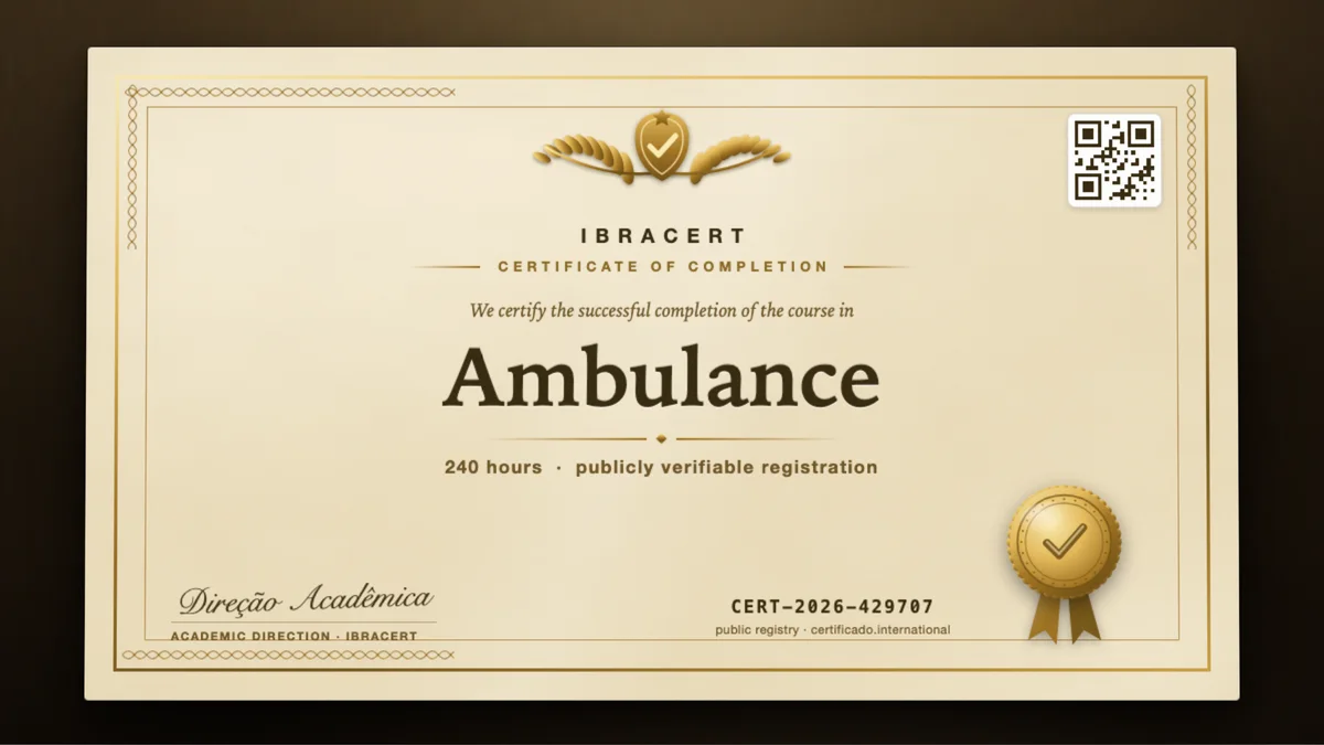 Cover of the Ambulance course