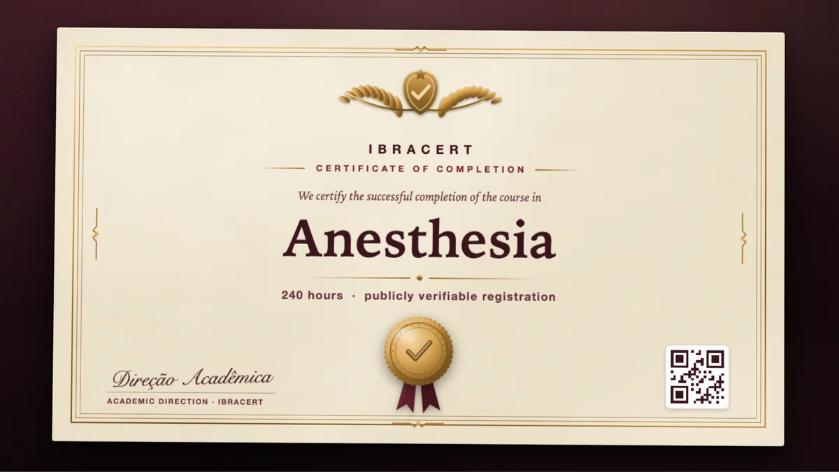 Cover of the Anesthesia course