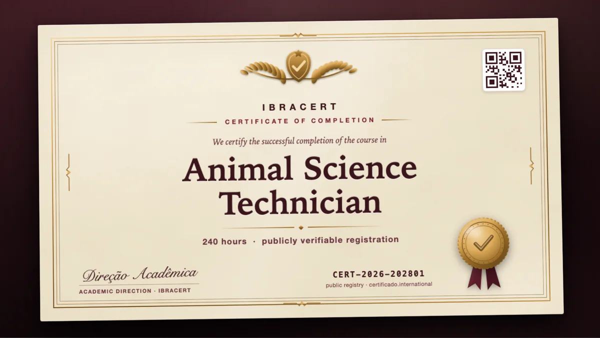 Cover of the Animal Science Technician course