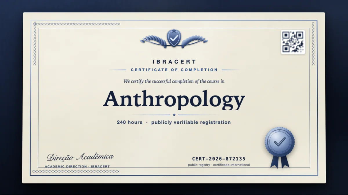 Cover of the Anthropology course