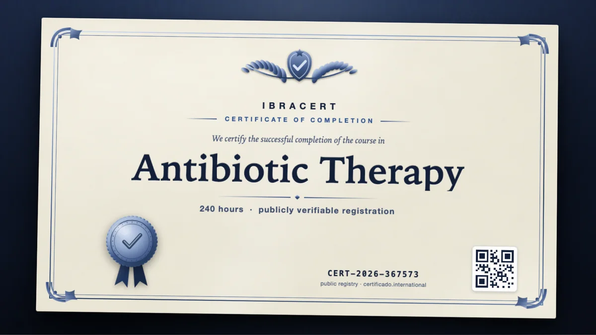Cover of the Antibiotic Therapy course