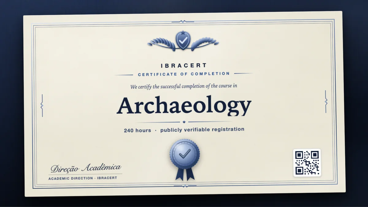 Cover of the Archaeology course