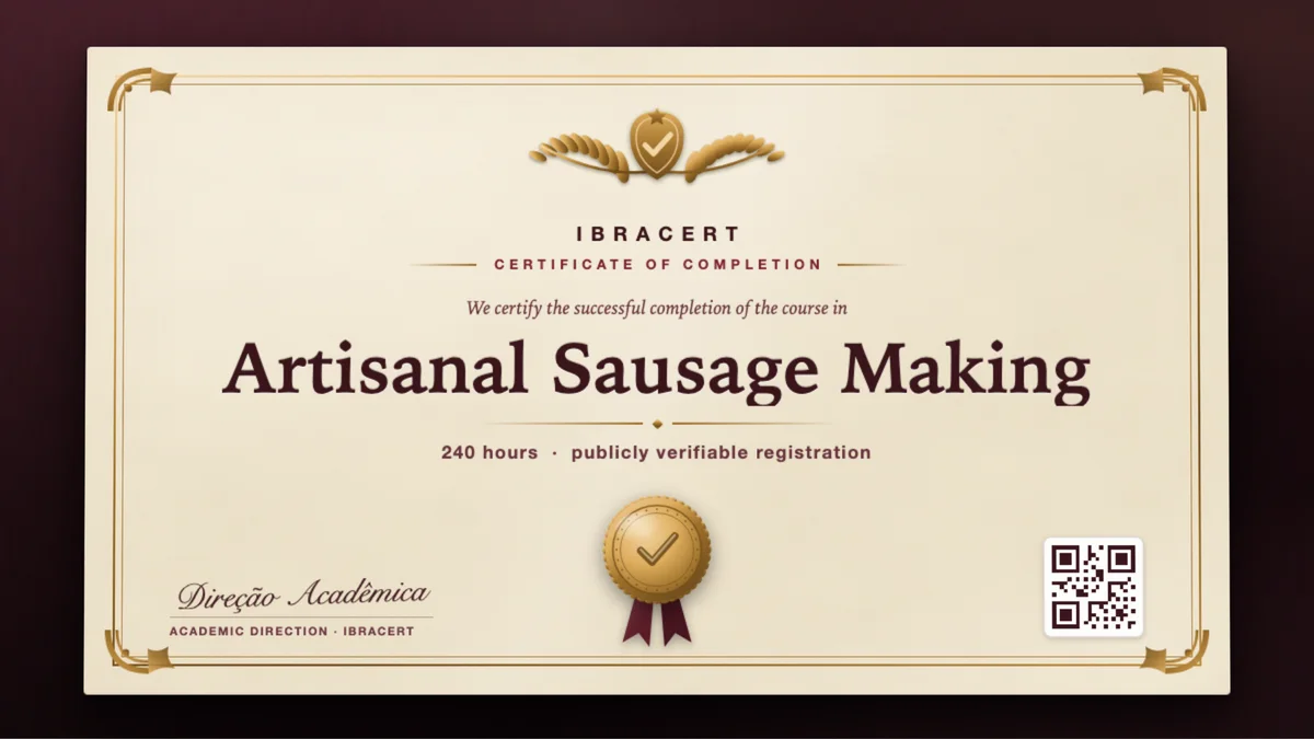 Cover of the Artisanal Sausage Making course