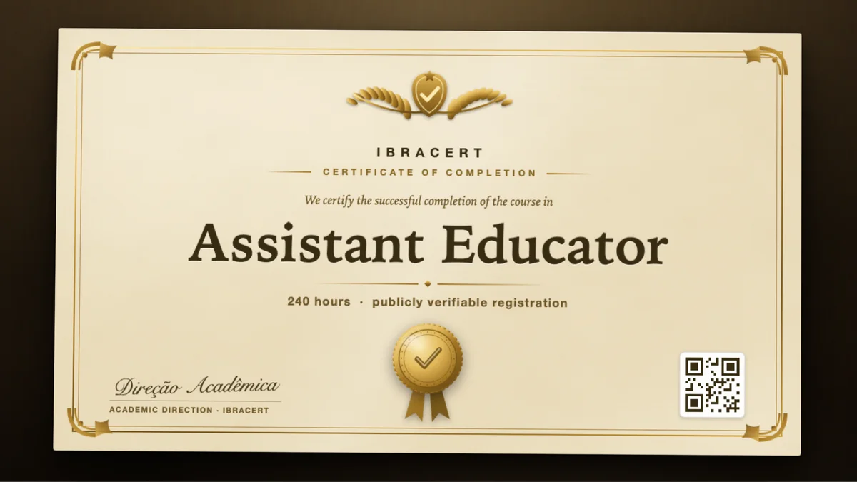 Cover of the Assistant Educator course