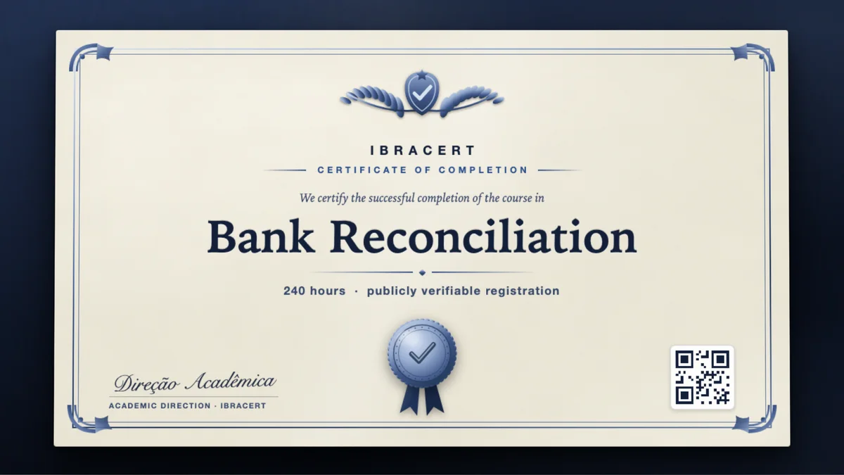 Cover of the Bank Reconciliation course