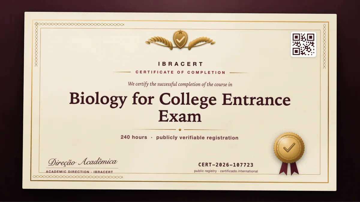 Cover of the Biology for College Entrance Exam course
