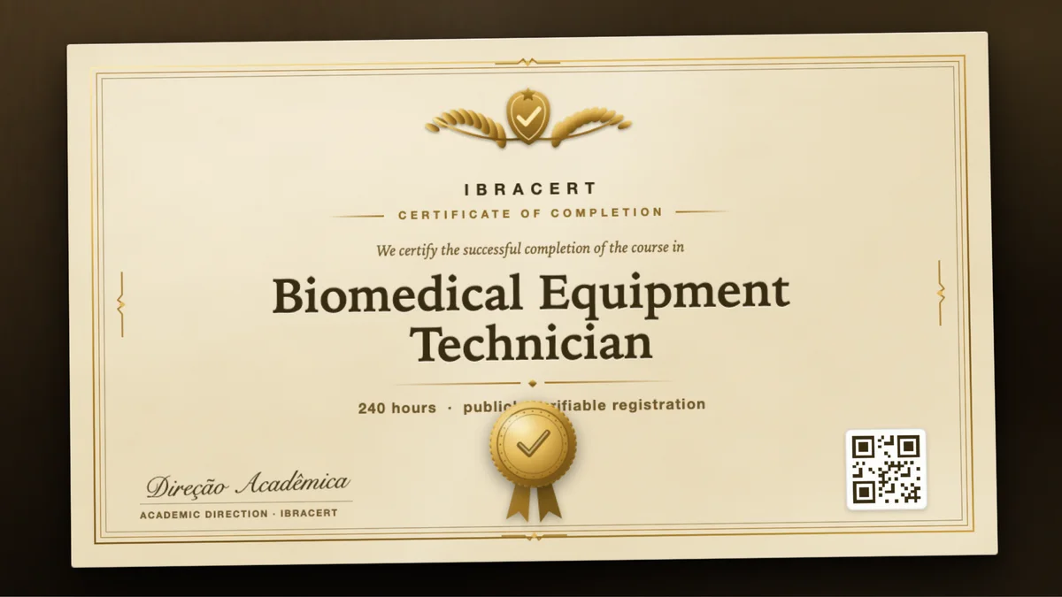 Cover of the Biomedical Equipment Technician course