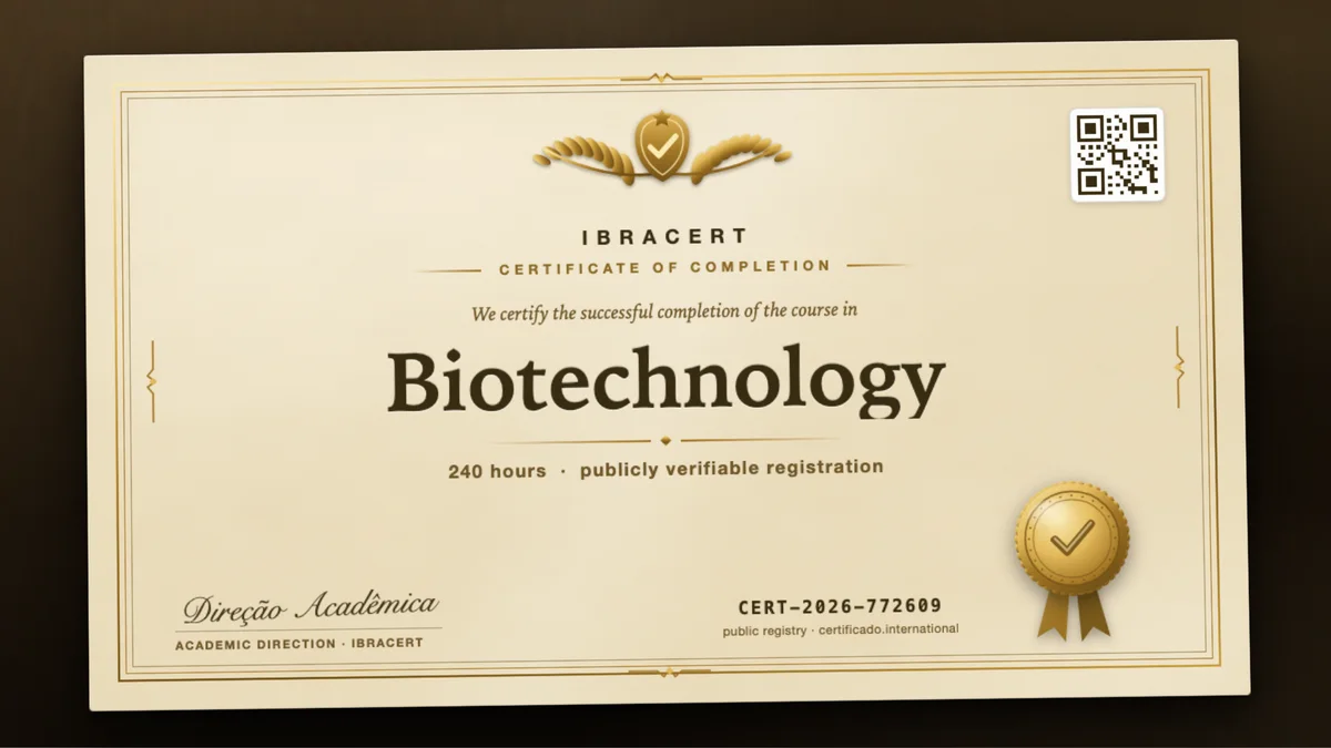 Cover of the Biotechnology course