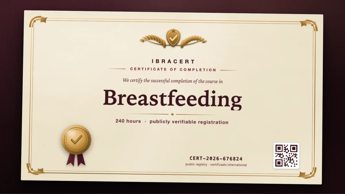 Cover of the Breastfeeding course