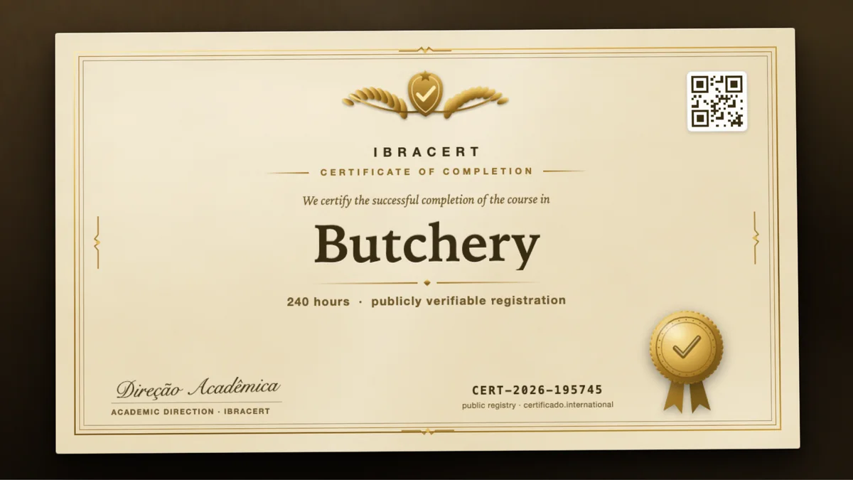 Cover of the Butchery course