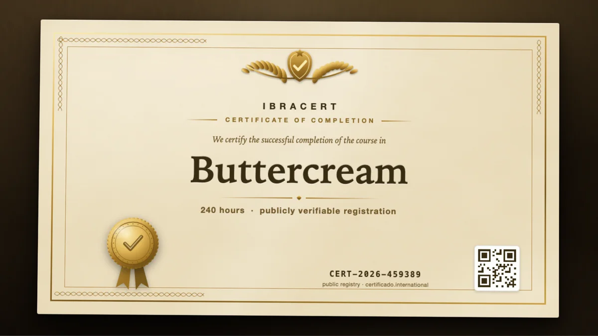 Cover of the Buttercream course