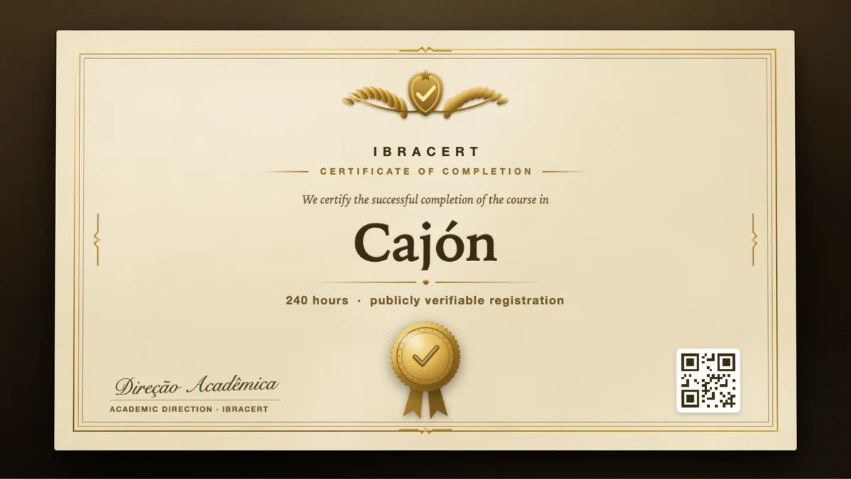 Cover of the Cajón course