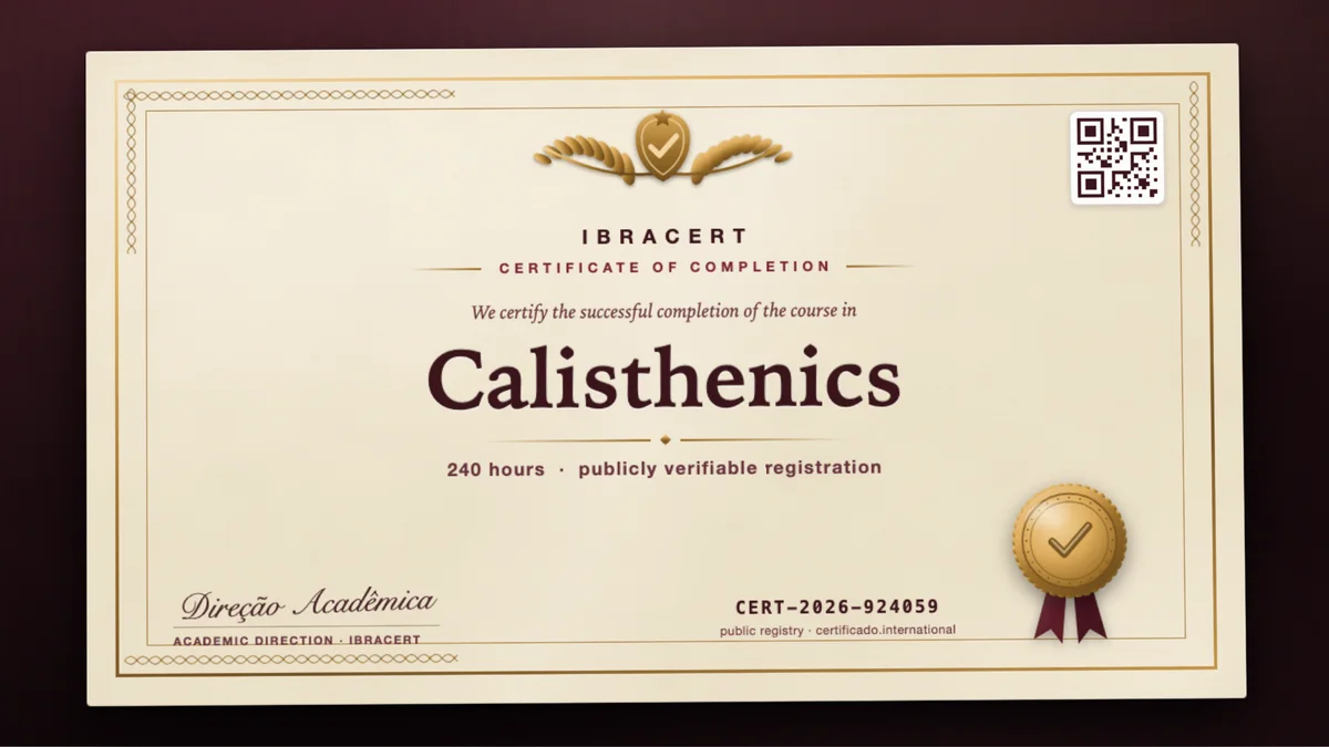 Cover of the Calisthenics course