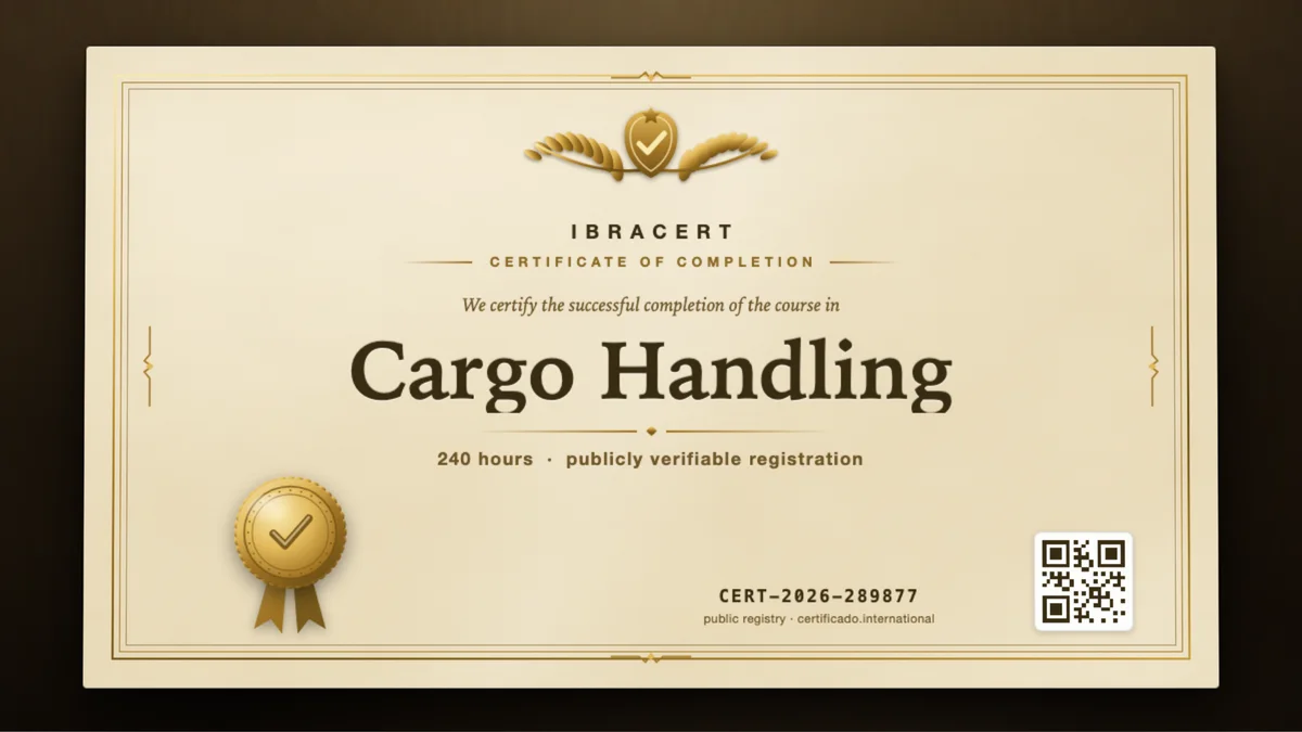 Cover of the Cargo Handling course