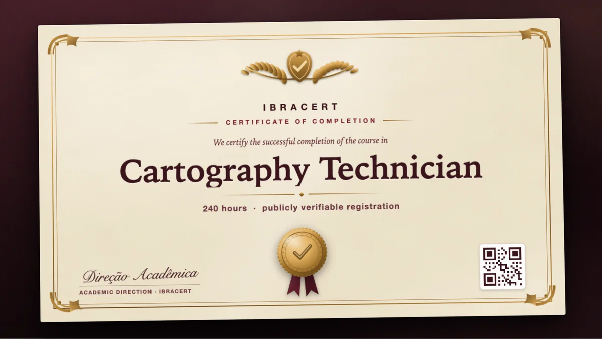 Cover of the Cartography Technician course