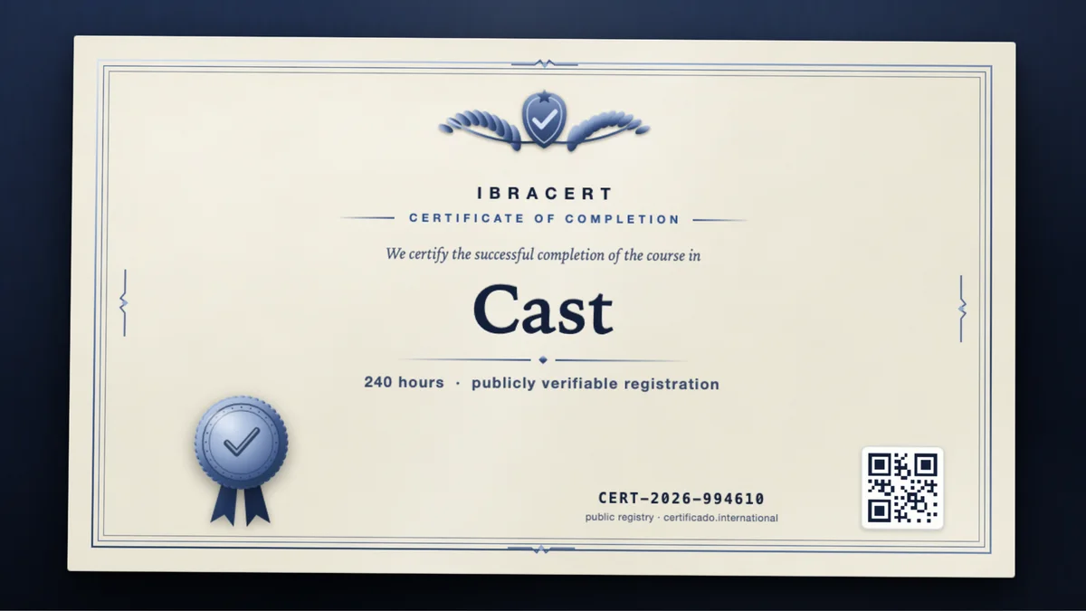Cover of the Cast course